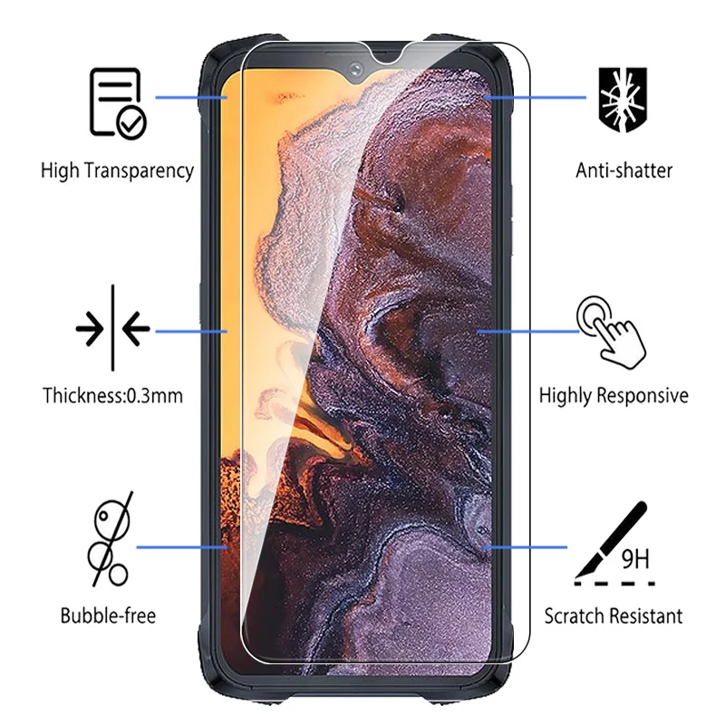 Durable 3-Pack Tempered Glass Screen Protector Cover - 2023 Edition
