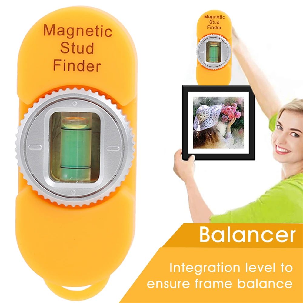 Magnetic Stud Detector for Stud Walls Steel Nails Gypsum Drywall Screws Magnetic Wall Locator Home Wall Level Detector