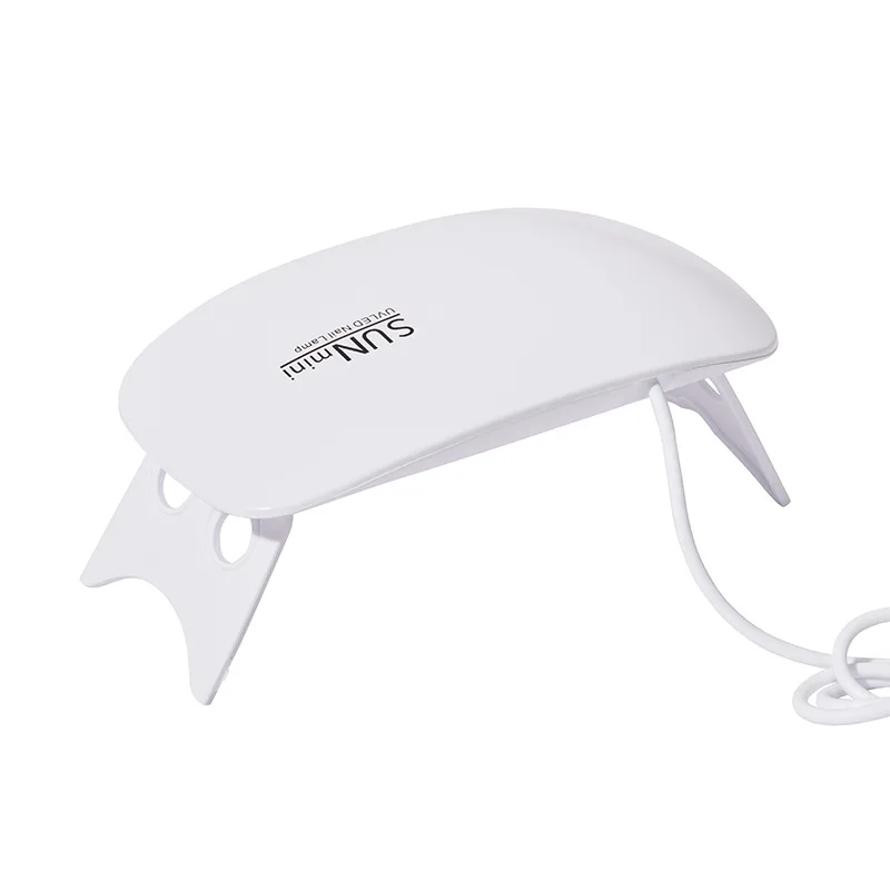 6W Mini Nail Dryer Machine Portable 6 LED UV Manicure Lamp Home Use For Drying Polish Varnish With USB Cable nail lamp