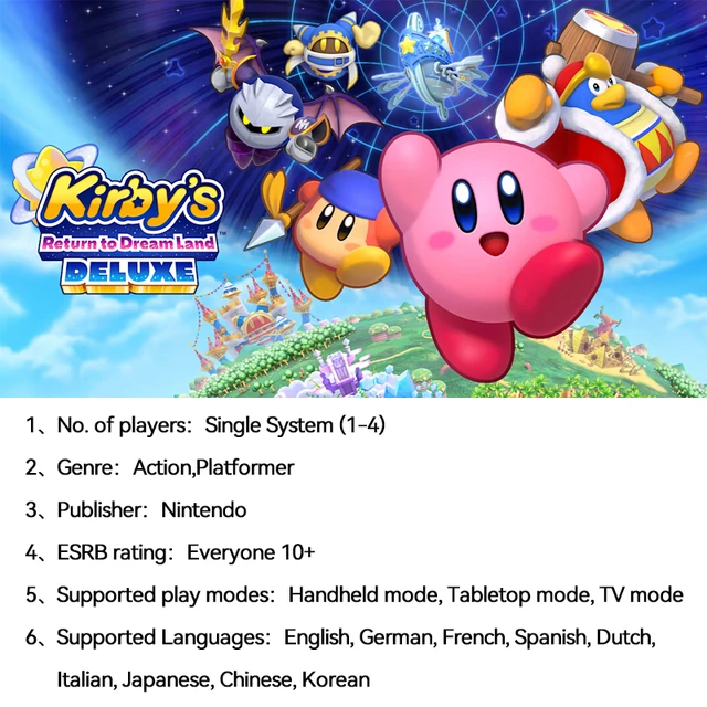 Kirby's Return to Dream Land™ Deluxe for the Nintendo Switch system™ –  Official Site