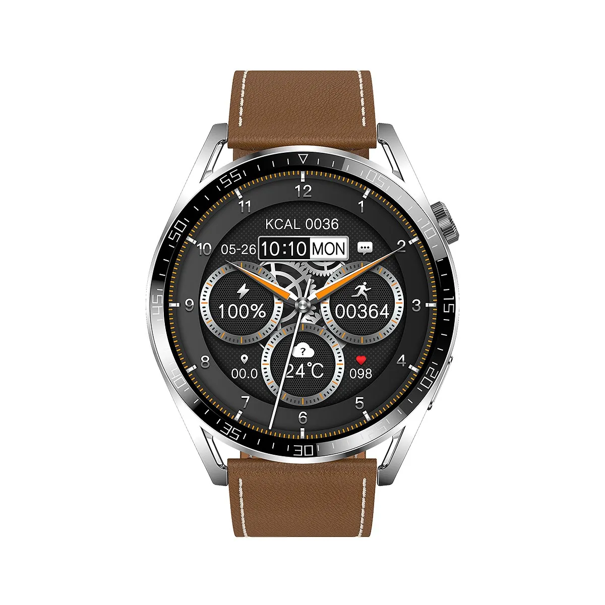 GT4 Max 1.5" Smartwatch Bluetooth Call GPS IP68 Waterproof Sports Watch-Wireless Charging/ NFC/ Sports Measurement/ Strap