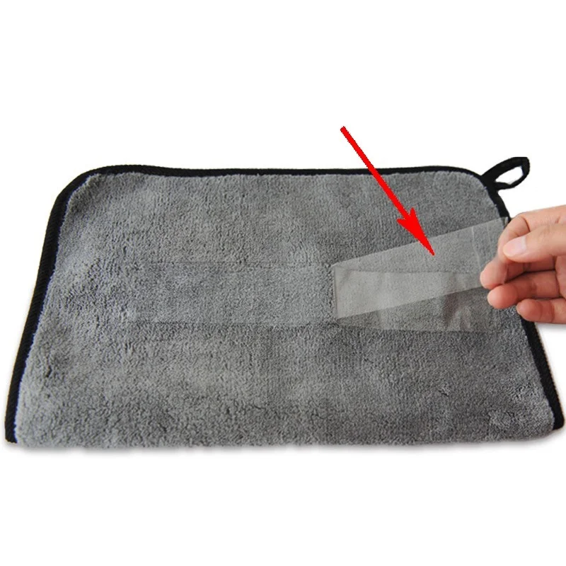 Microfiber Towel Microfiber Cleaning Towel Thicken Soft Drying Cloth Car Body Washing Towels Double Layer Clean Rags 30/40/60cm
