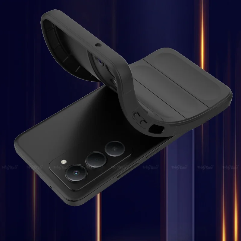 Shockproof Rubber TPU Phone Case with Full Lens Protection