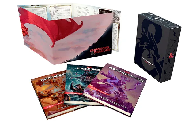 Dungeons & Dragons Core Rulebooks Gift Set (Special Foil Covers 
