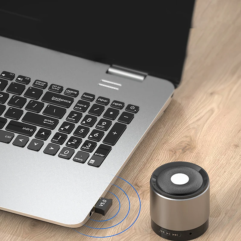 Bluetooth Adapter For PC USB Bluetooth 5.0 Dongle Receiver For Speaker Mouse Keyboard Music Audio Transmitter Printer
