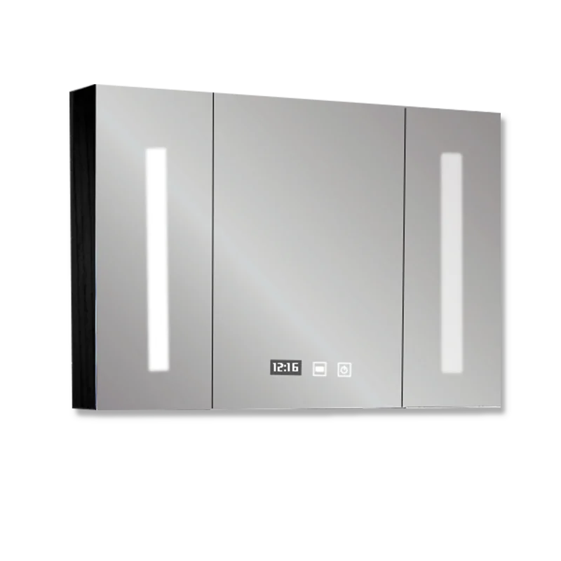 

Best price factories smart mirror sensor led lighting dimmable Storage Wall Mounted Mirror medicine mirror cabinet