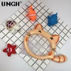 UNGH Baby Bath Toys for Kids Bathtub Shark Cat Toy Set,Kids Floating Bath Toys with Fishing Net, Bathroom Toddler Water Toys 5