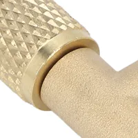Adaptateur en T de couremplaçant rapide de conditionneur avec noyau de assujeten laiton, structure robuste SAE, adaptateur en T HAVC pour R22, R12, R134, 1/4 po 5