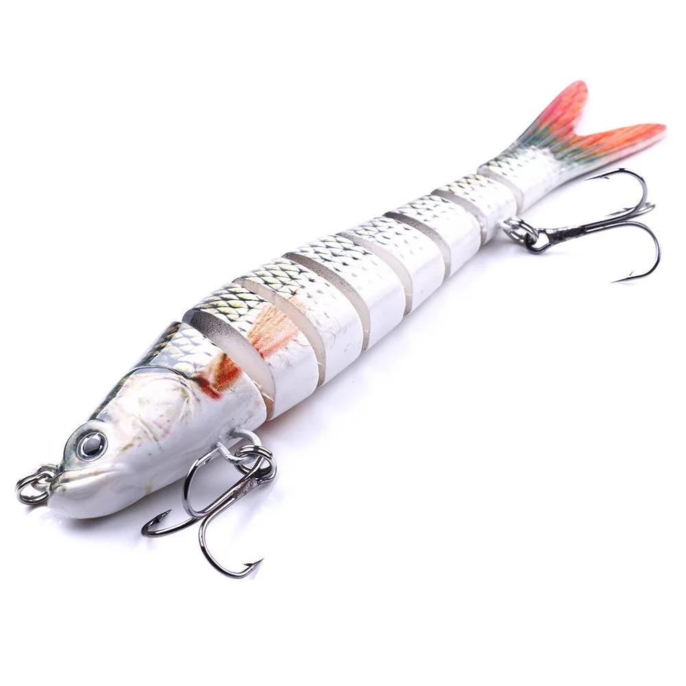 Lyer de pêche multi-articulé, leurre de pêche de basse