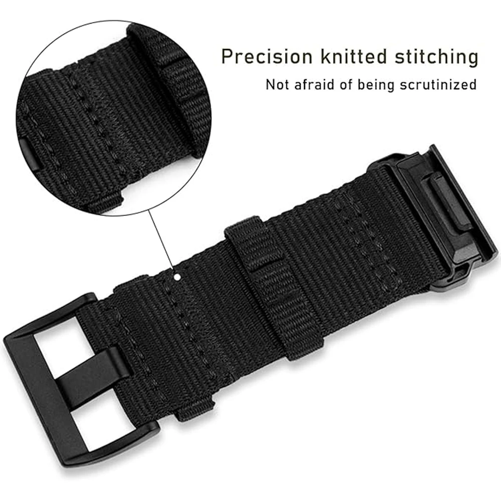 Enhanced Nylon Braided Watch Strap - QuickFit 22mm/26mm