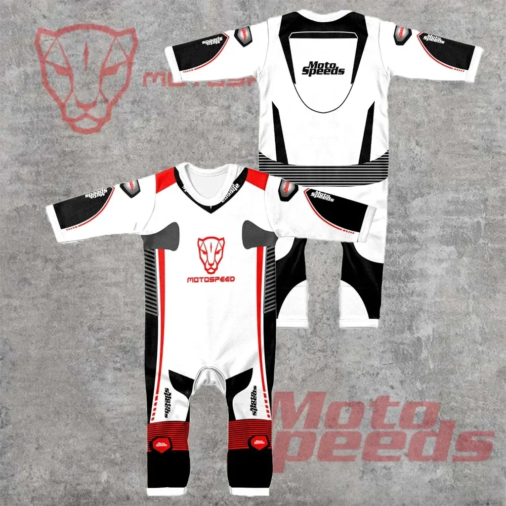 2024 Baby New Boys  And Girls Motorcycle Jumpsuit Moto Gp Competition Creep Suit Is A Hot Selling All 4