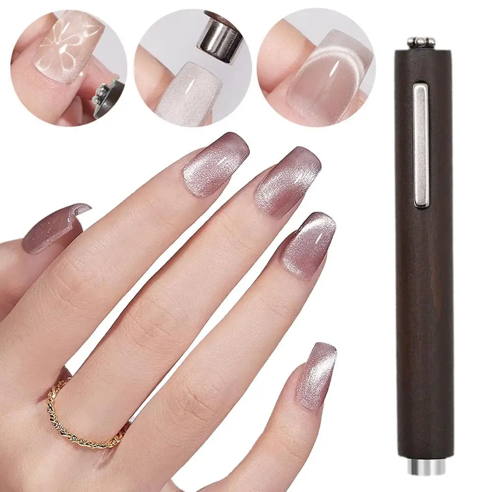 3-IN-1 Multi-function Cat Eye Magnet For Nail Art Design Strong UV Gel Polish Magic Effect Thick Magnetic Stick Manicure To E9J4