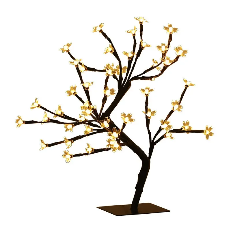 Ciliegio Artificiale Fiori Decorazione Interna Con Interruttore Tattile Usb E Batterie Modalita Di Illuminazione Accessorio Fotografia Estetica 99360188