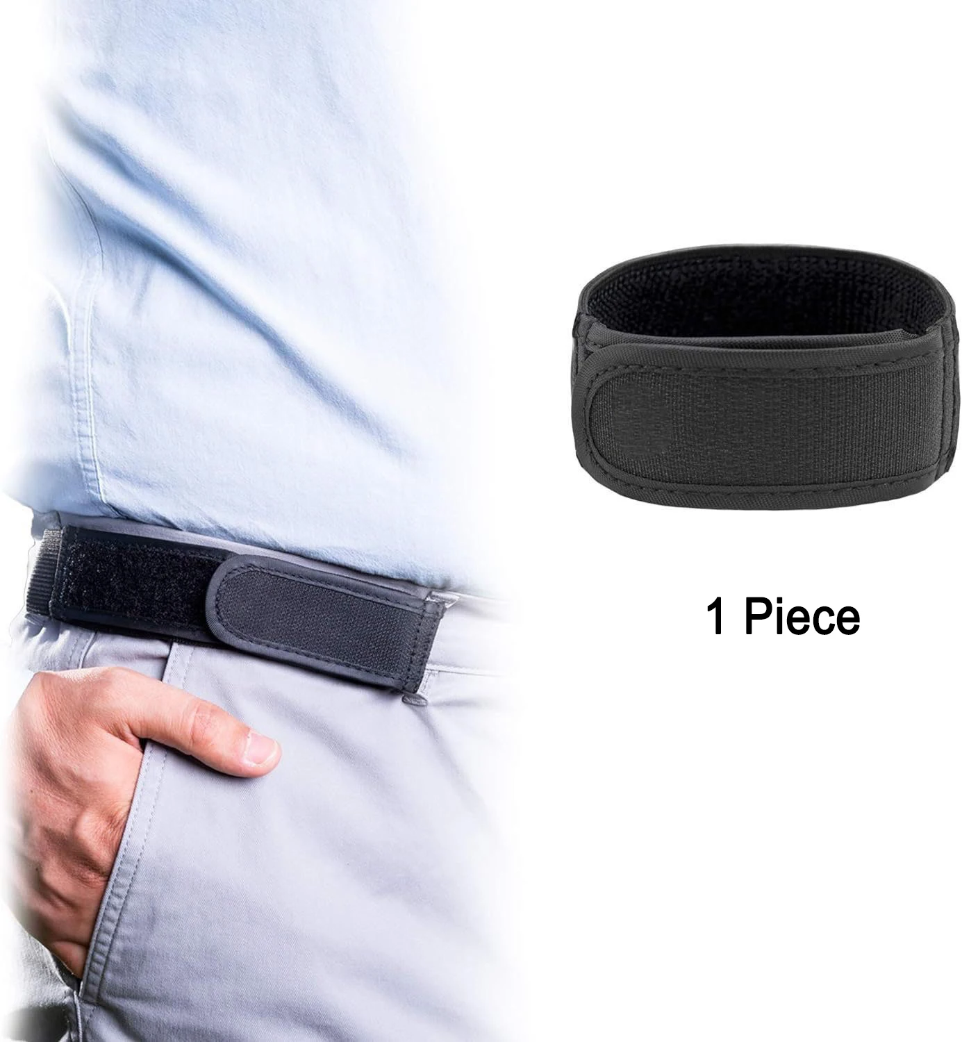 Ultra-Soft Elastic Waist Belt - Stylish & Comfortable Unisex Design