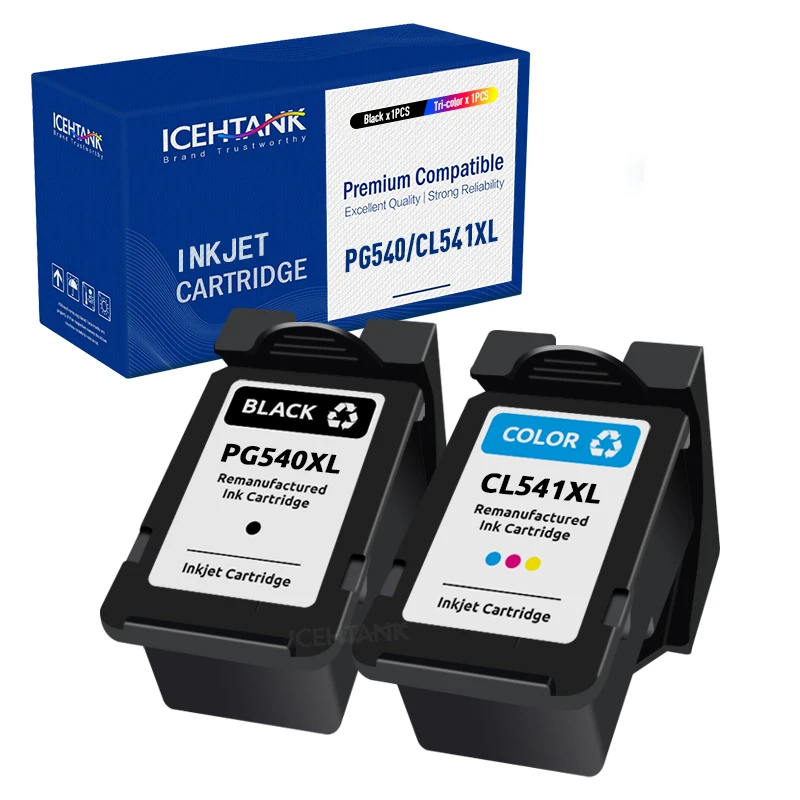 Cartuccia Di Inchiostro Di Ricambio Icehtank Per Canon Pg540 Cl541 Pg 540 Xl Cl 541 Xl Per Pixma Mx375 Mx395 Mg3150 Mg3250 Mg3550 Mg4250