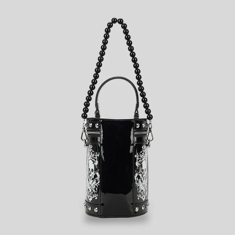 Steam Punk Industrial Retro Style Women's Crossbody Bag Medieval Coin Purse Versatile Medium Size Shoulder Bag with Phone Pocket