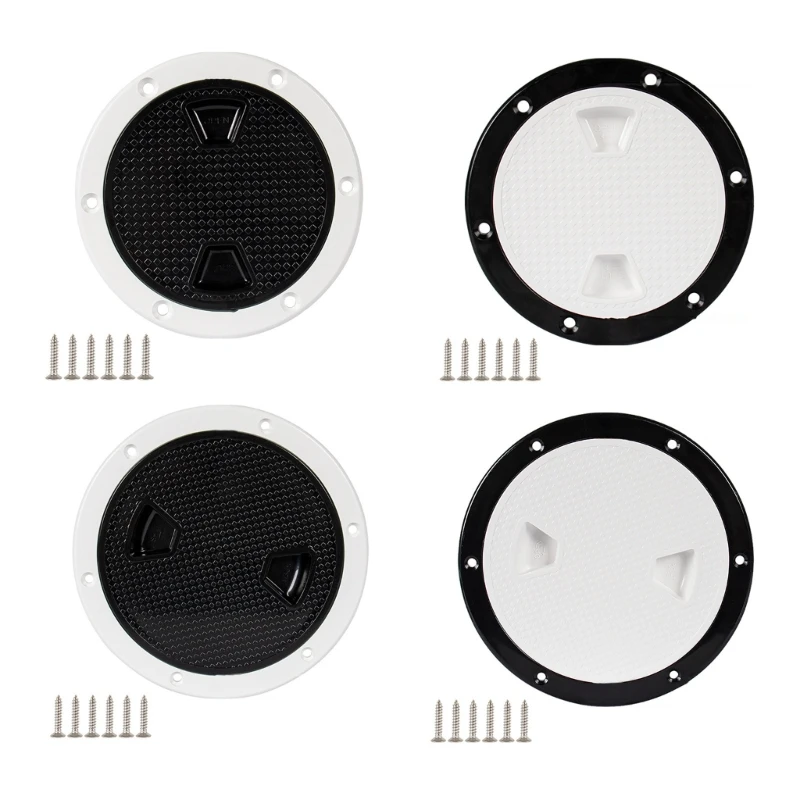 

Marine Boat Deck Inspection Access Cover 4/6 In Twist Screw Out Deck Plate