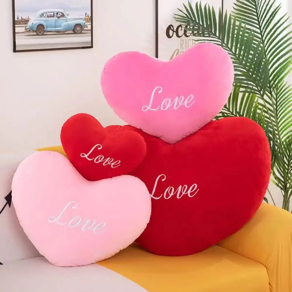 Soft Heart Plush Toys Soft Pillow PP Cotton Stuffed Pillow Kawaii Lovely Gift for Birthday Valentines Day Decorative Home Decor 4