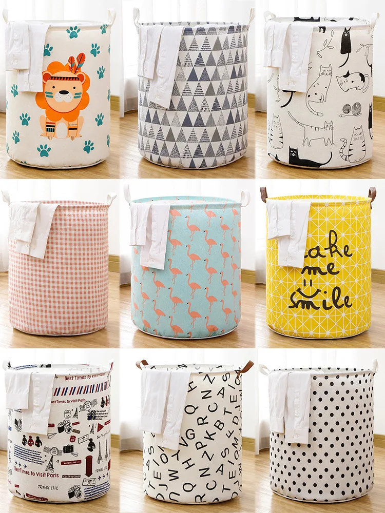 Cabilock Cesta de lavandería plegable con forma de rana de dibujos  animados, cesta de almacenamiento de tela para juguetes, ropa, mantas