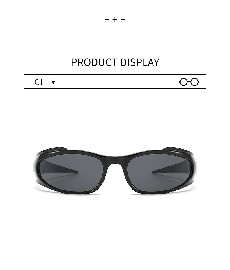 2 Paar pro Set Y2k-Sonnenbrillen für Männer und Frauen, Designer-Vintage-Sport-Sonnenbrillen, Retro-ovale Spiegellinsen, Brillen, UV400 – Detail 11