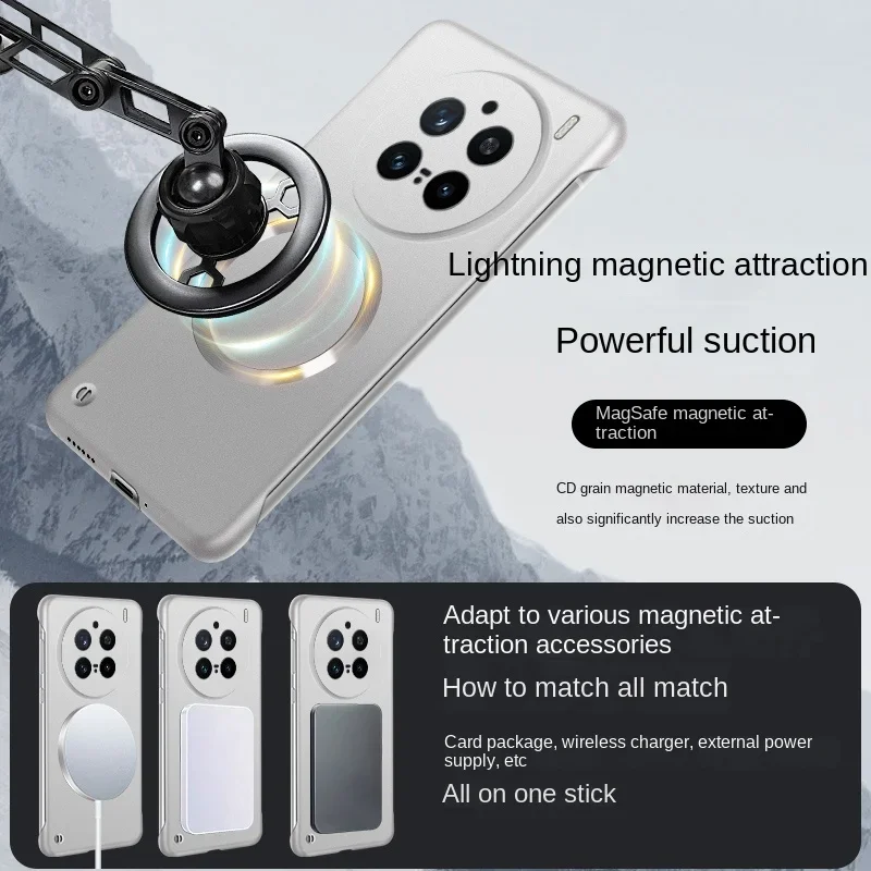 Luxury Ultra Thin Metallic Frameless Magnetic Case - Fashionable Protective Cover