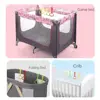2/4PCS Gift Plastic Playpen Pull Ring Baby Walking Assist Tools Light Weight Stand Rings Playpen Accessories Baby Toys Playpen 3