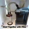 ABKW-Clear CO2 Atomizer External Turbo Super Diffuser Atomizer Fish Tank Aquarium Waterplant Fish Tank Landscape Aquatic 5