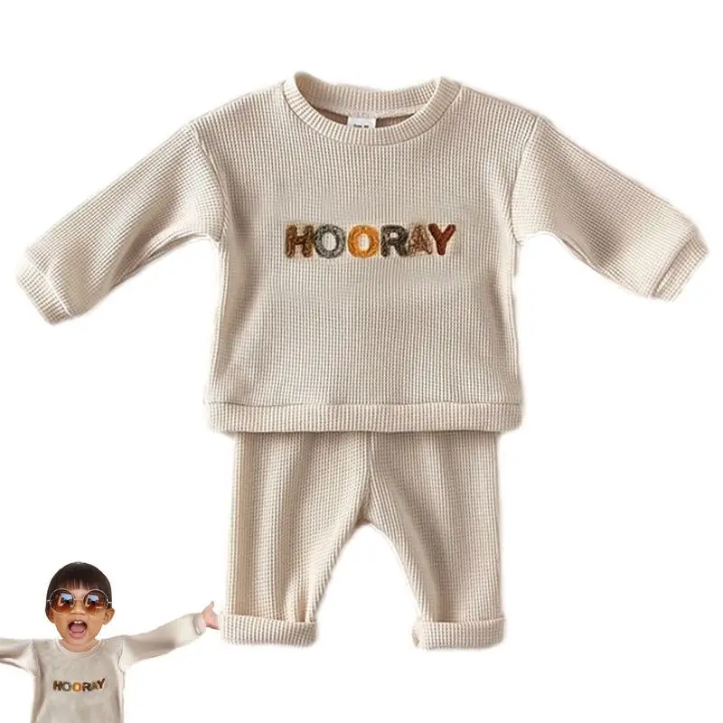 

Baby Sweatsuit Long-Sleeve Pullover And Pants Clothes Set Fall Clothes For Daily Wear Or Party For Baby Boys And Girls