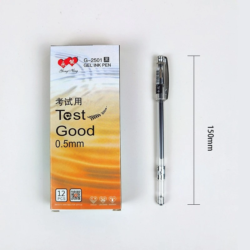 Stylish 12-Piece Gel Pen Set - Perfect for Writing and Office Use
