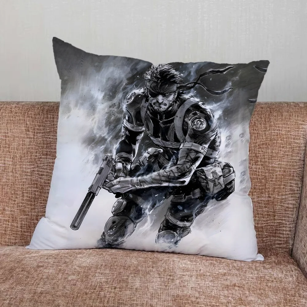 Spiel Metall G-Gear Solide Kissen Fall Für Home Schlafzimmer Auto Büro Dekoration Wohnzimmer Sofa Kissen Abdeckung Geeignet – Detail 17