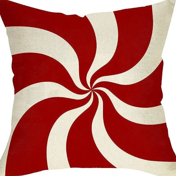 thumbnail image 1 of Nueva funda de almohada decorativa de Amazon con diseño de dulces de jengibre para Navidad, para sala de estar, hogar, fiesta, cojín festivo con borde cruzado, 1 of 5