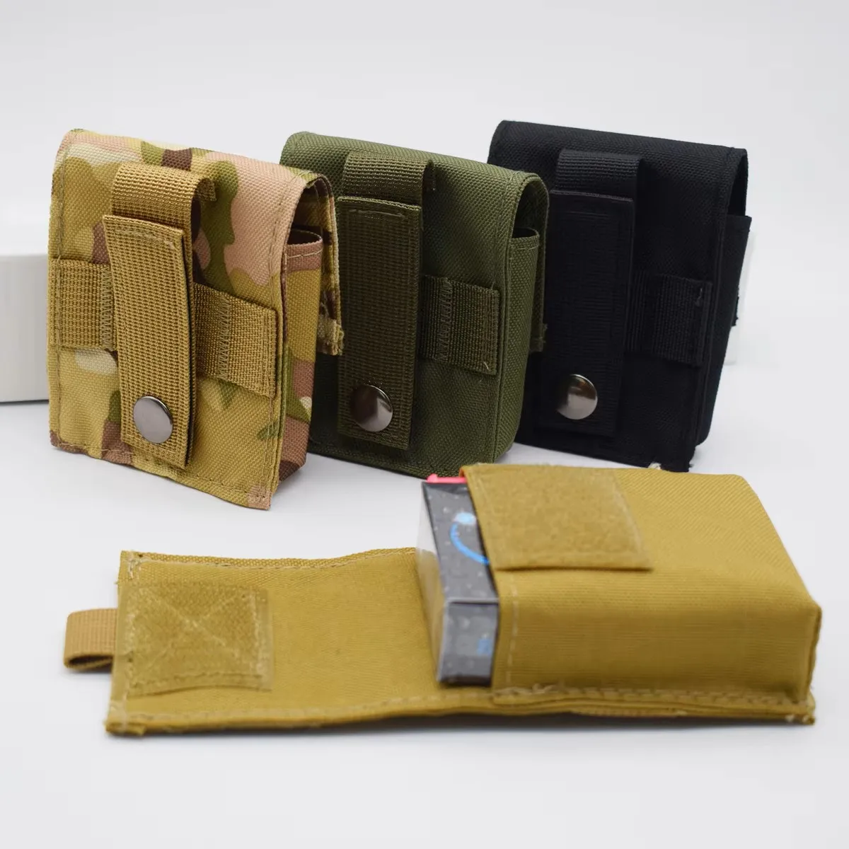 Small Utility EDC Gadget Gear Bag Molle Tactical Pouch Cigarette Holder  Case Belt Bag Hunting Organizer Bag