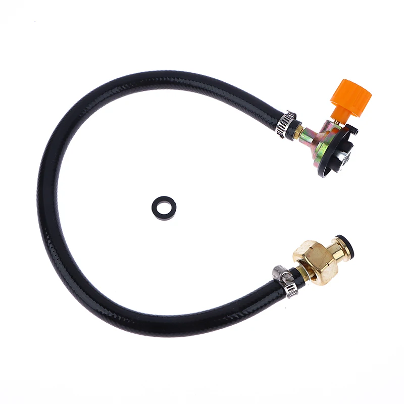 Gas Refill Adapter Pipe Tube Cylinder Convertor Filling Tank Coupler Accessories Valve Braided Hose