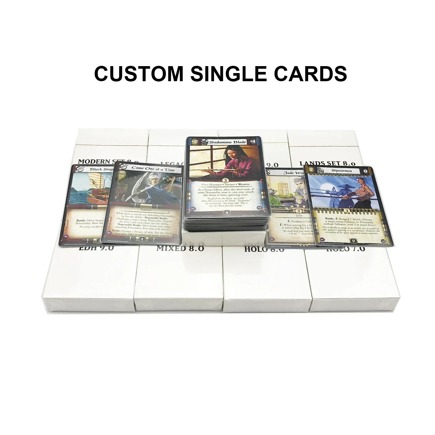 SINGLE Choose BL Black Lotus King Playing Cards DIY Board Games