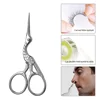 1 Pcs New Stainless Steel Nail Tools Eyebrow Scissors Nose Eyelash Tape Scissors Stork Scissors Facial Hair Trimmer Makeup Tool 4