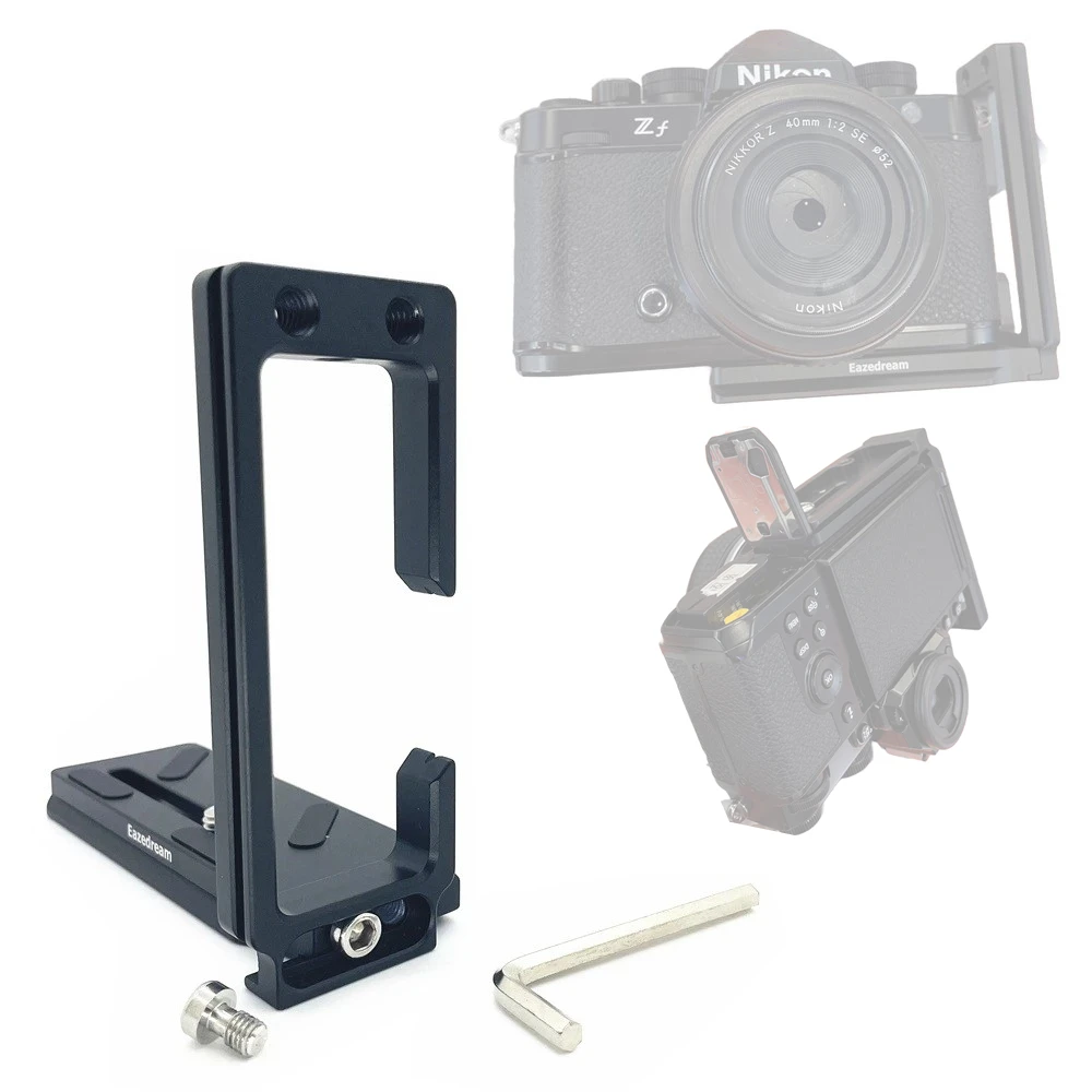 Zf Cable Lock Treppiede Quick L Plate Holder Per Nikon Zf Z F Camera Tether Shooting E Live Streaming Youtube Obs