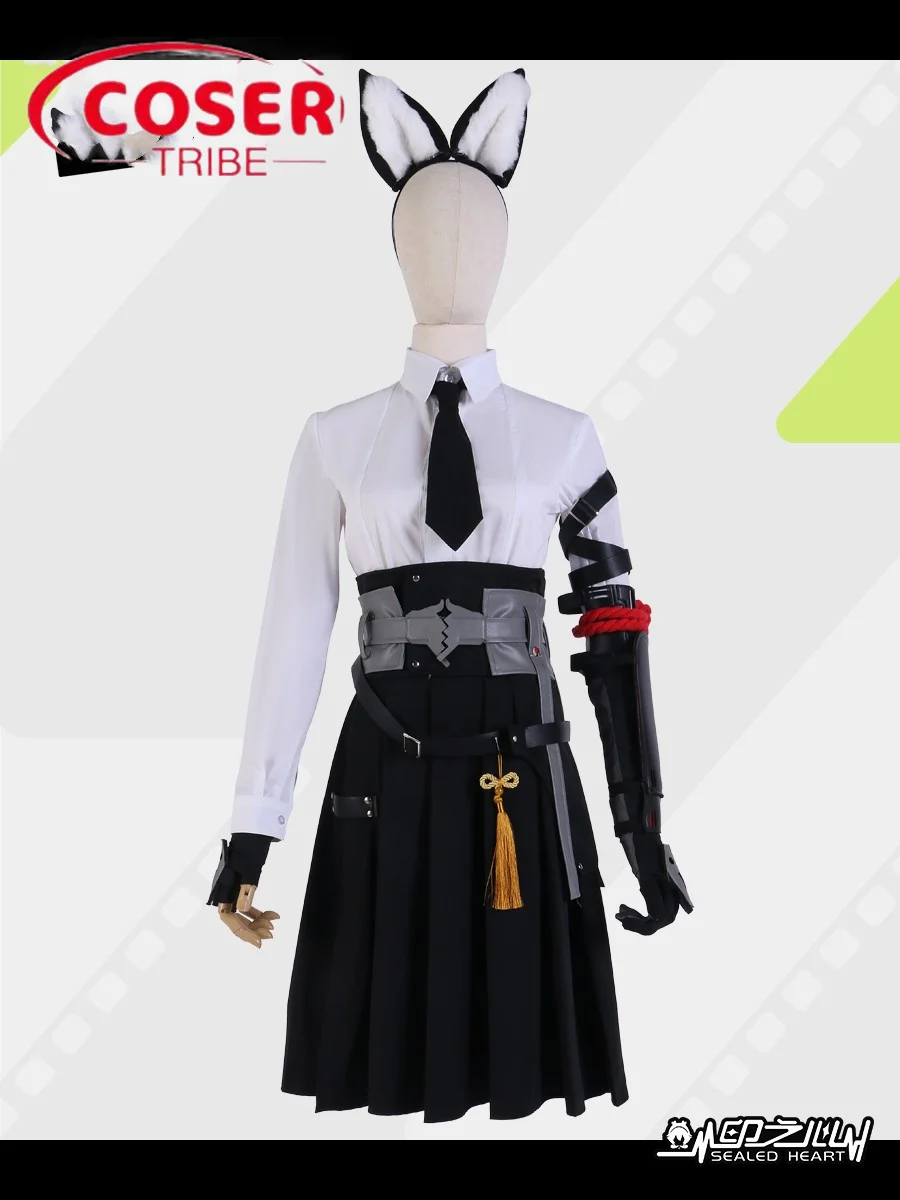 

COSER TRIBE Anime Game Zenless Zone Zero Anby Demara Halloween Carnival Role CosPlay Costume Complete Set