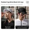WEST BIKING Cycling Hat Men Summer Sun Protection Cycling Caps With Brim Quick Dry Team Bike Mountain Racing Hat Under Helmet 3