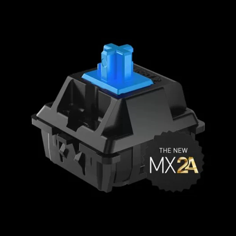 Enhanced Cherry MX Switches - Optimized for Custom Mechanical Keyboards, Factory Lubed