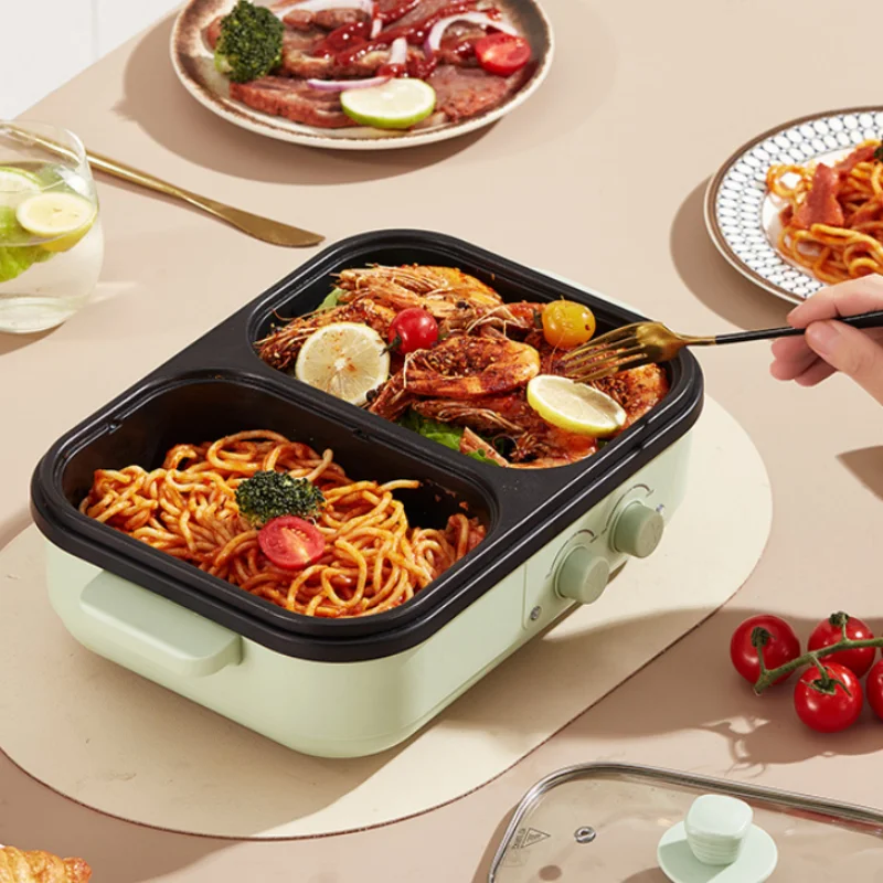 Multi-function Electric Hot Pot and Grill Pan 2