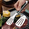 Stainless Steel BBQ Clip Non-Slip Food Tongs Meat Salad Bread Clip Barbecue Grill Buffet Clamp Cooking Tools Kitchen Accessories 2