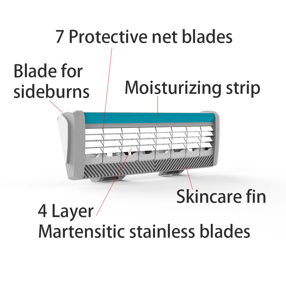 Colorlamb Portable Razor for Women Travel Hair Remover for Ladies Mini Style Shaver with 2 Safety Cartridges + 2 Skin Care Soap