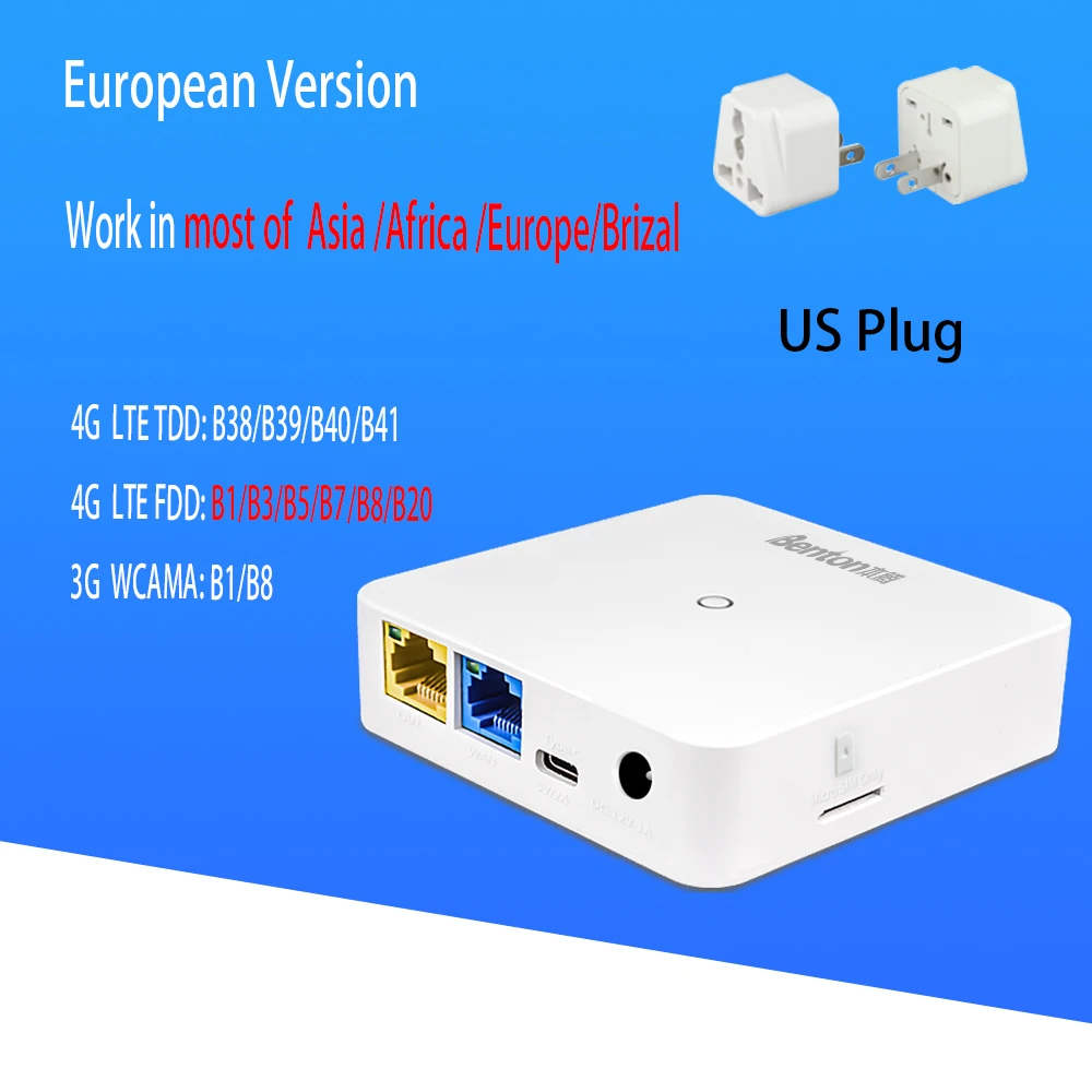 Benton Mở Khóa Mini Lte Portable Wifi Router 4G Modem Cho Bất Kỳ Loại Thẻ Sim C Cung Cấp Cơ Quan Giám Sát Wan/cổng Lan Nhà CPE Repeater wireless modem amplifier Wireless Routers