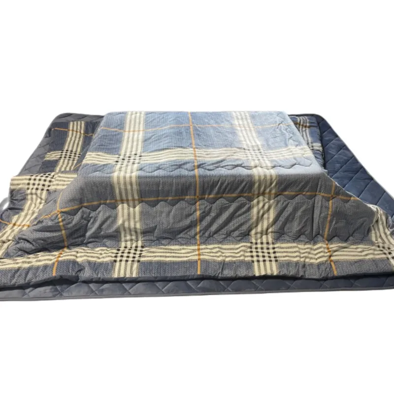 (2 Pz/Set) 190X240Cm Retangle Kotatsu Futon Top & Bottom Set Piumino Scaldapiedi Giapponese Futon Copritavolo Kotatsu Comforter
