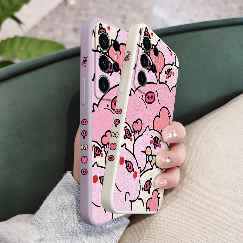Adorable Love Pig Phone Case - Cute Design Protective Cover