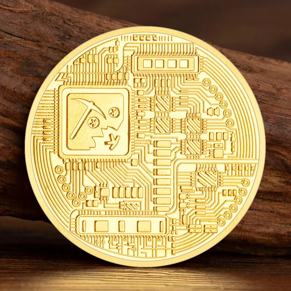 Kaspa Currency Digital Virtual Coins Commemorative Coin Kaspa Gold Plated  Medals Home Deccoration - AliExpress