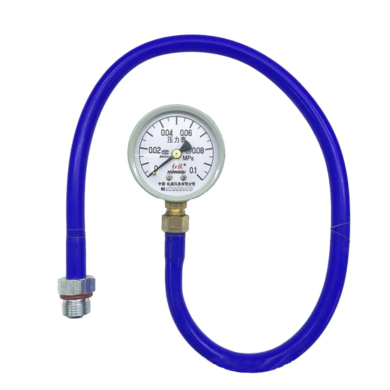 Back Pressure Gauge Three-way with Adapter Compression Tester Cylinder Compression Tester Test Gauge Automobile Catalytic Meter