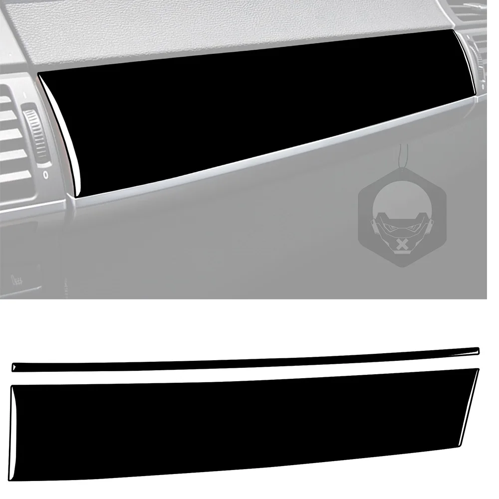 

for BMW X5 E70 2007 2008 2009 Glove Box Decoration Cover Trim Sticker Car Accessories ABS
