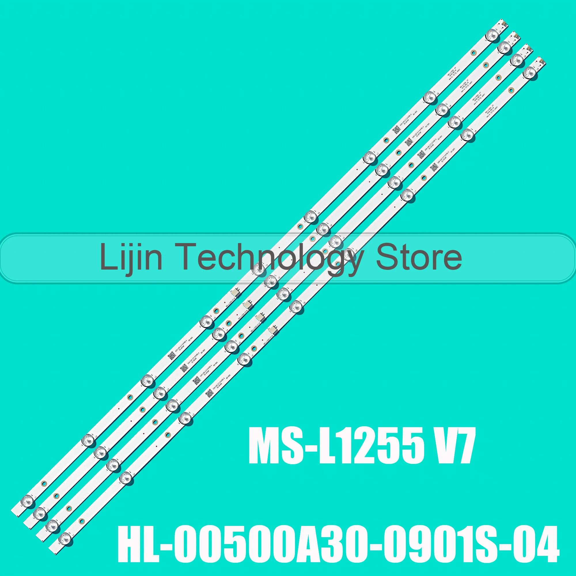 Striscia di retroilluminazione a LED per CT-8250 UHD K50DLX9US MS-L1255 V7 50LEM-1027/FTS2C cx500dedem PU50S7XL HL-00500A30-0901S-04 1070