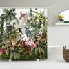 Chinese Style Flower and Birds Tree Shower Curtains Bath Curtain Waterproof Bathroom Decor With Hooks 3d Printing Bath Curtain 2